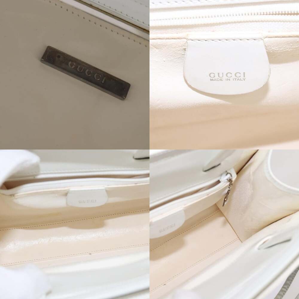 GUCCI Tote Bag Vinyl Clear Silver 001 2122 001 2122 - Picture 11 of 12
